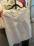 White Lace-Up Mini Skirt