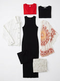 Black Ribbed Sleeveless Maxi Dress