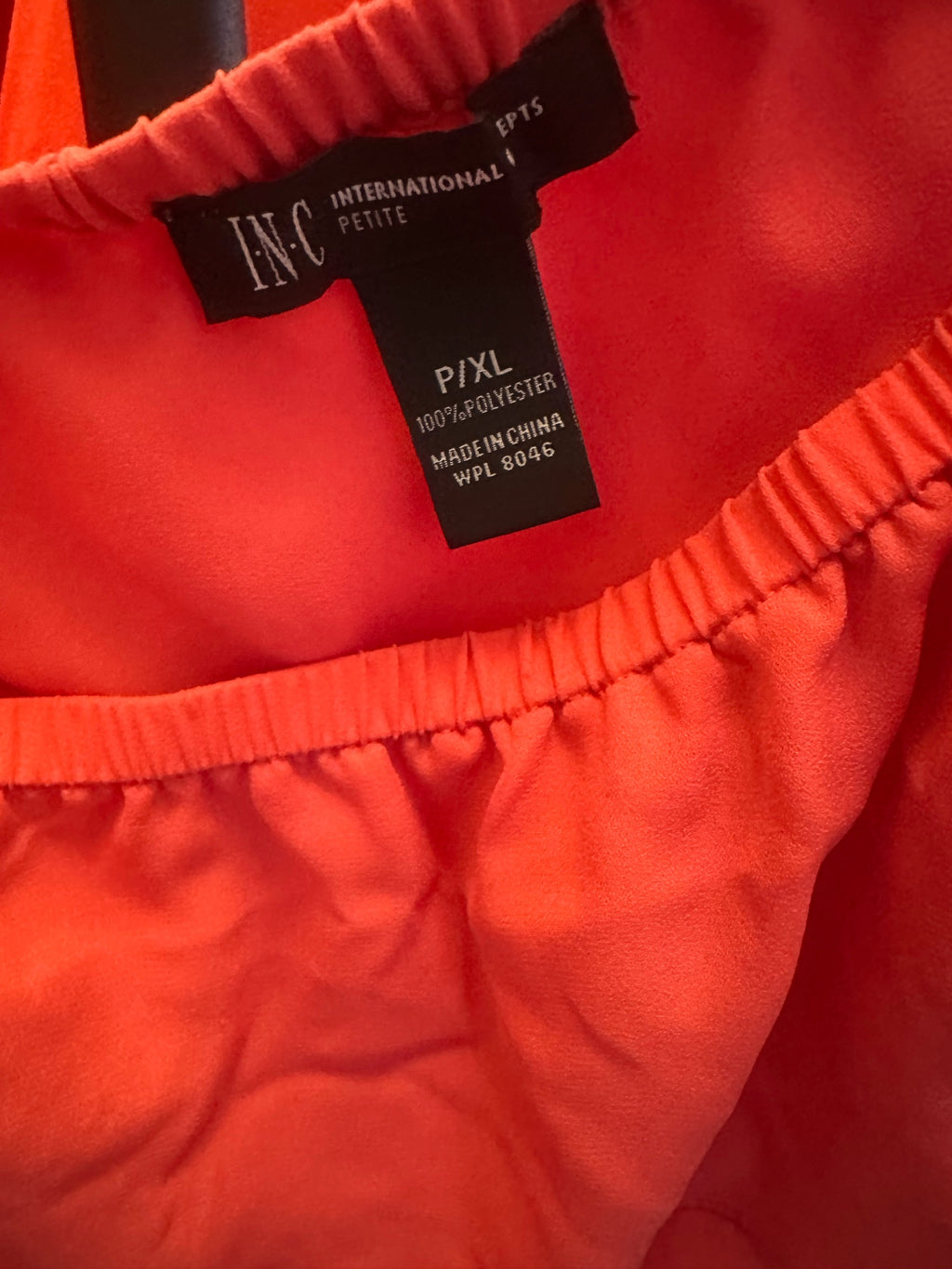 Coral Ruffled Off-The-Shoulder Top