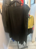 Black Sleeveless Pleated Tunic