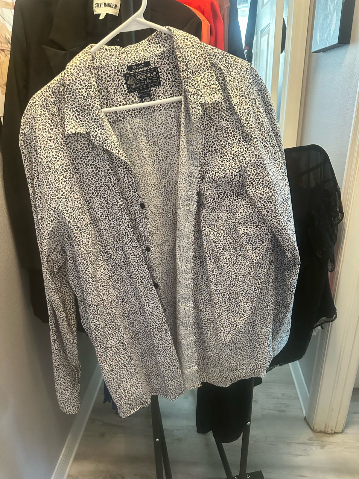 Long-Sleeved Button-Down Shirt